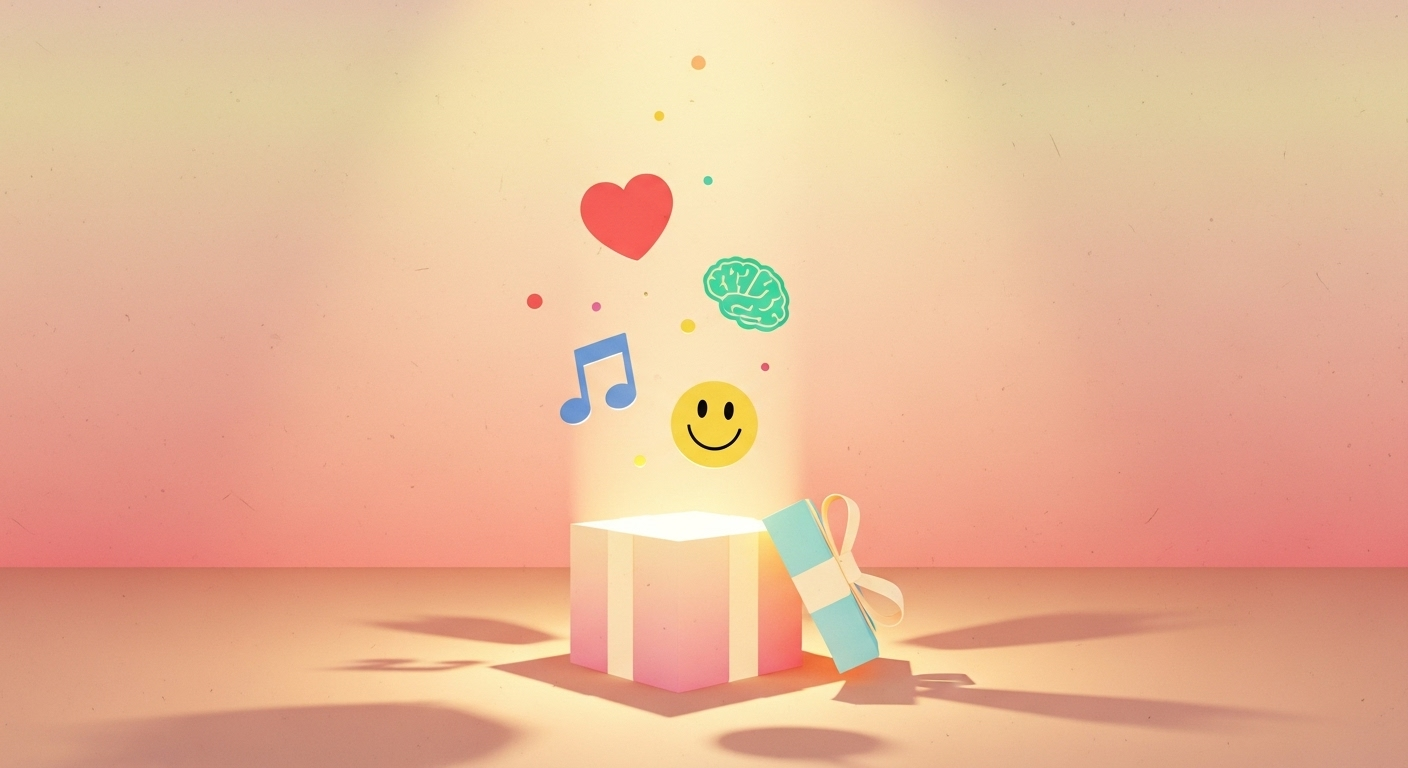 Scientific research showing personalized gifts increase happiness levels and emotional connection