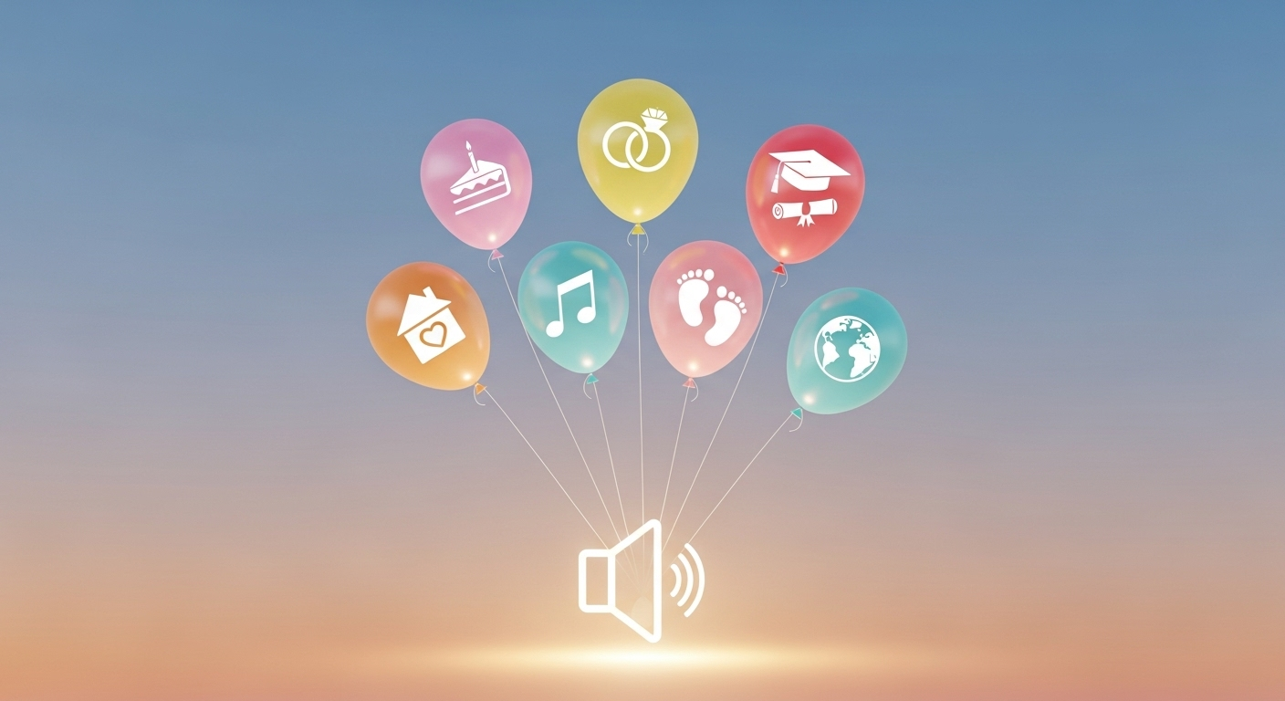 Special occasions for custom songs